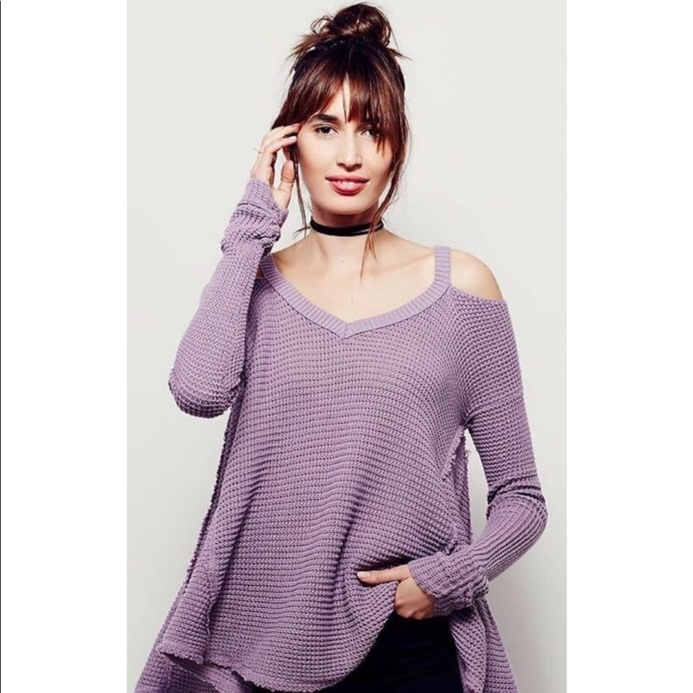 Free People Purple Sweater